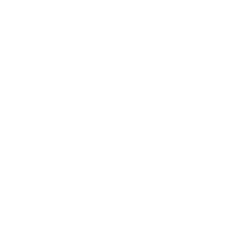 Desert Fuzz Records wordmark, white edition